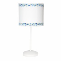 Distribuidor - Lâmpadas Diversas | Sobre Mesas Infantil | SOBREMESA CENEFA BLANCO/AZUL 1XE14 Ref: 107371008